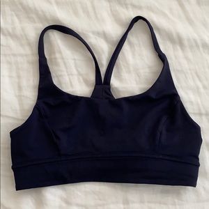 lululemon Train Times Bra, True Navy (Size 8)